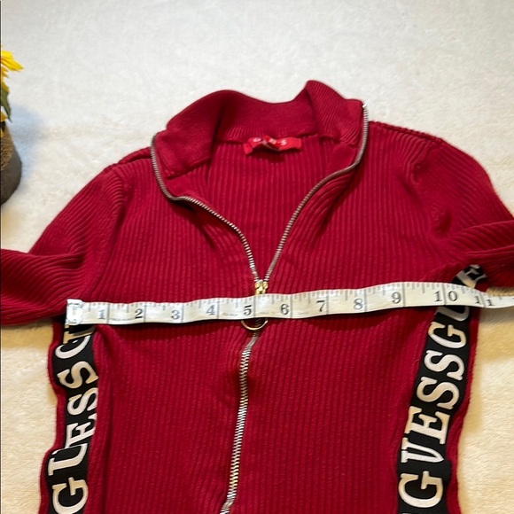 Guess Red Kids Jacket with Logo - Picture 6 of 7